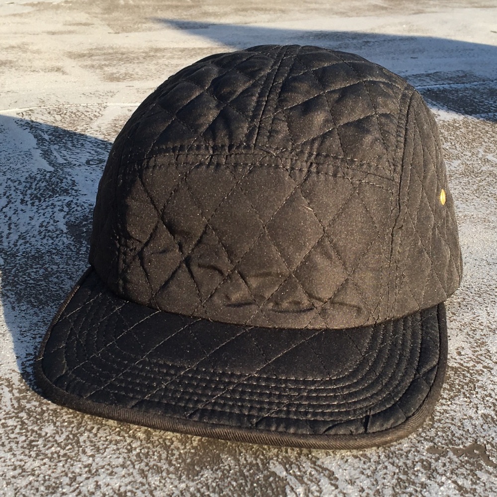 Fountain of Youth Quilted 5-Panel Hat Black